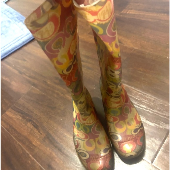 Coach Poppy Rubber Rain Boots - Picture 4 of 6